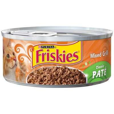 friskies פריסקיז - שימורי מעדן פטה מיקס גריל לחתול - 156 גרם