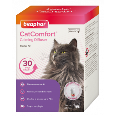  Beaphar CatComfort ביהפר קטקומפורט דפיוזר+מילוי להרגעה של חתולים