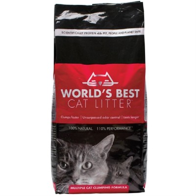 וורלד בסט אדום חול מתגבש לחתולים על בסיס תירס 6.8 ק"ג