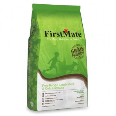  First Mate Free Range Lamb & Oats Formula - פירסט מייט מזון מופחת דגנים לכלב - כבש - שק 11.4 ק"ג