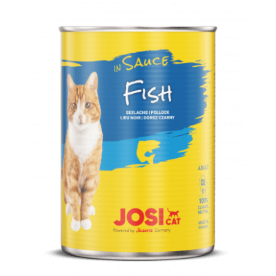 JosiCat - ג'וסיקט שימור דגים ברוטב לחתולים - 415 גרם