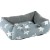 פטסלנד מיטה לכלב מכותנה - אפור עם כוכבים