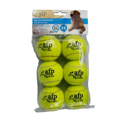 שישיית כדורי טניס לכלב