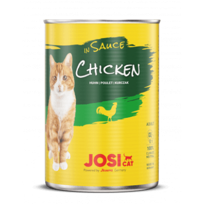 JosiCat - ג'וסיקט שימור עוף ברוטב לחתולים - 415 גרם