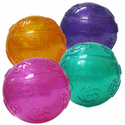 KONG - קונג סקוויז כדור מצפצף לכלבים - מגוון גדלים 